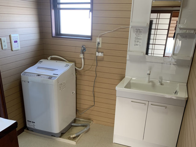 脱衣所改修工事