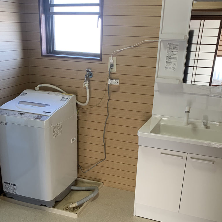 脱衣所改修工事